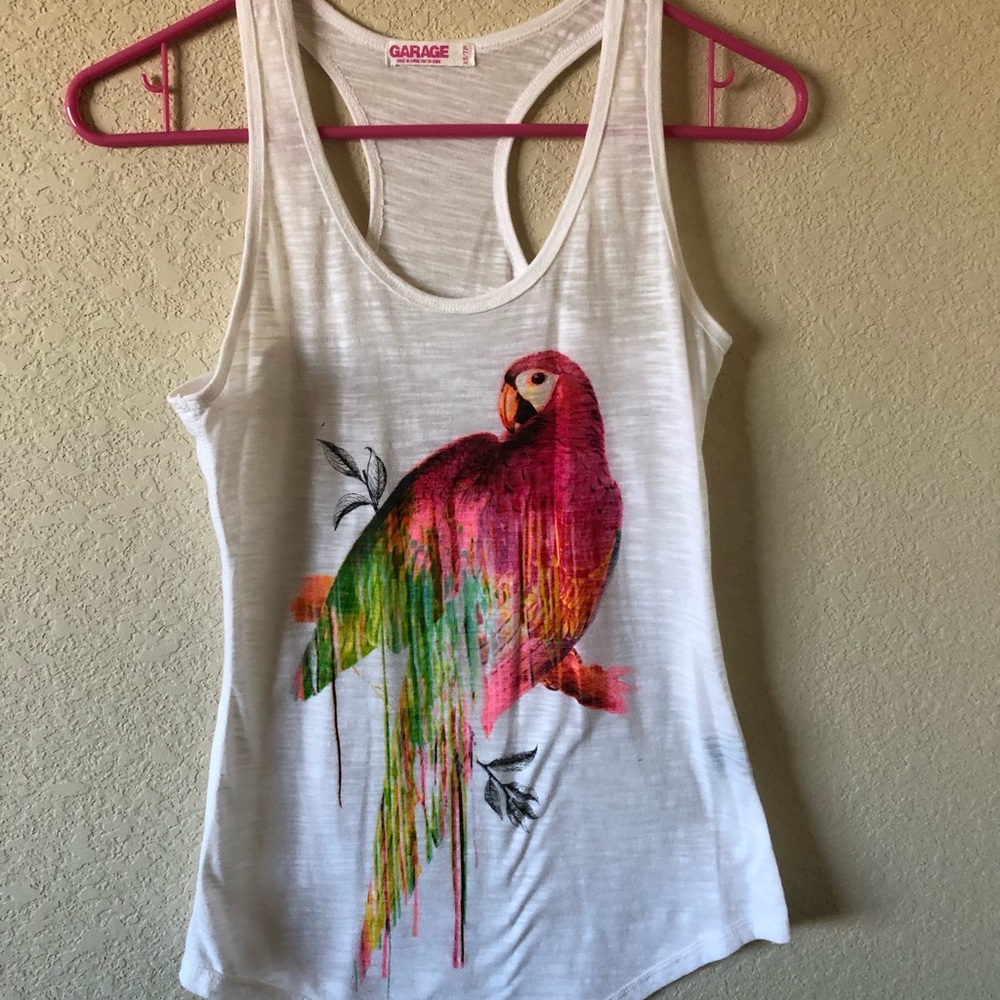 Garage burnout racer back tank